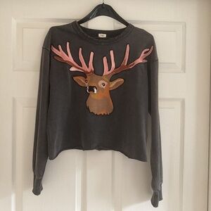 Deer Sweatshirt from Anthropologie
